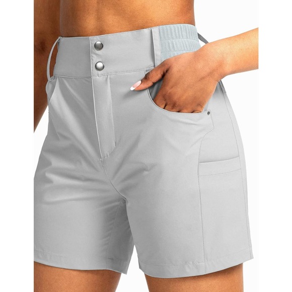 Viodia Women's 5" Hiking Golf Shorts with Pockets High Waist SZ XXL - Picture 1 of 9